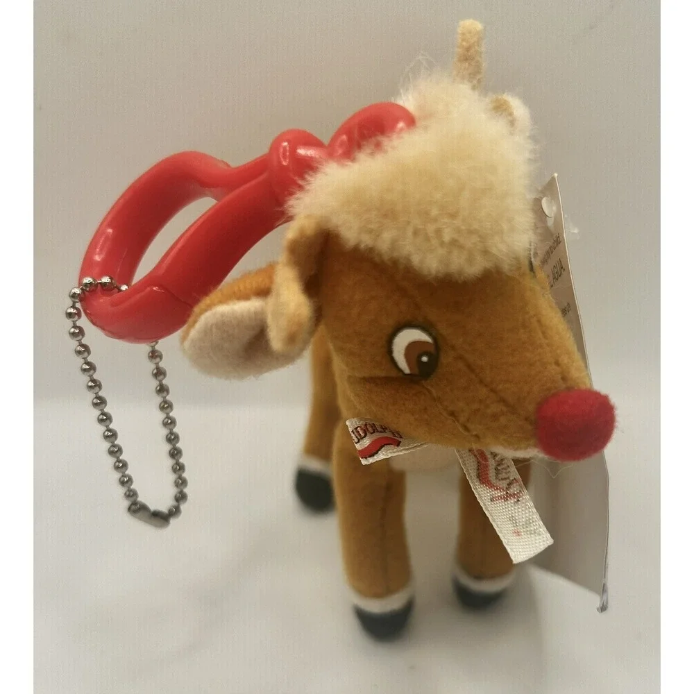 Rudolph Reindeer Red Nosed Island Misfit Toys 1999 Plush Stuffed Miniature 4.5